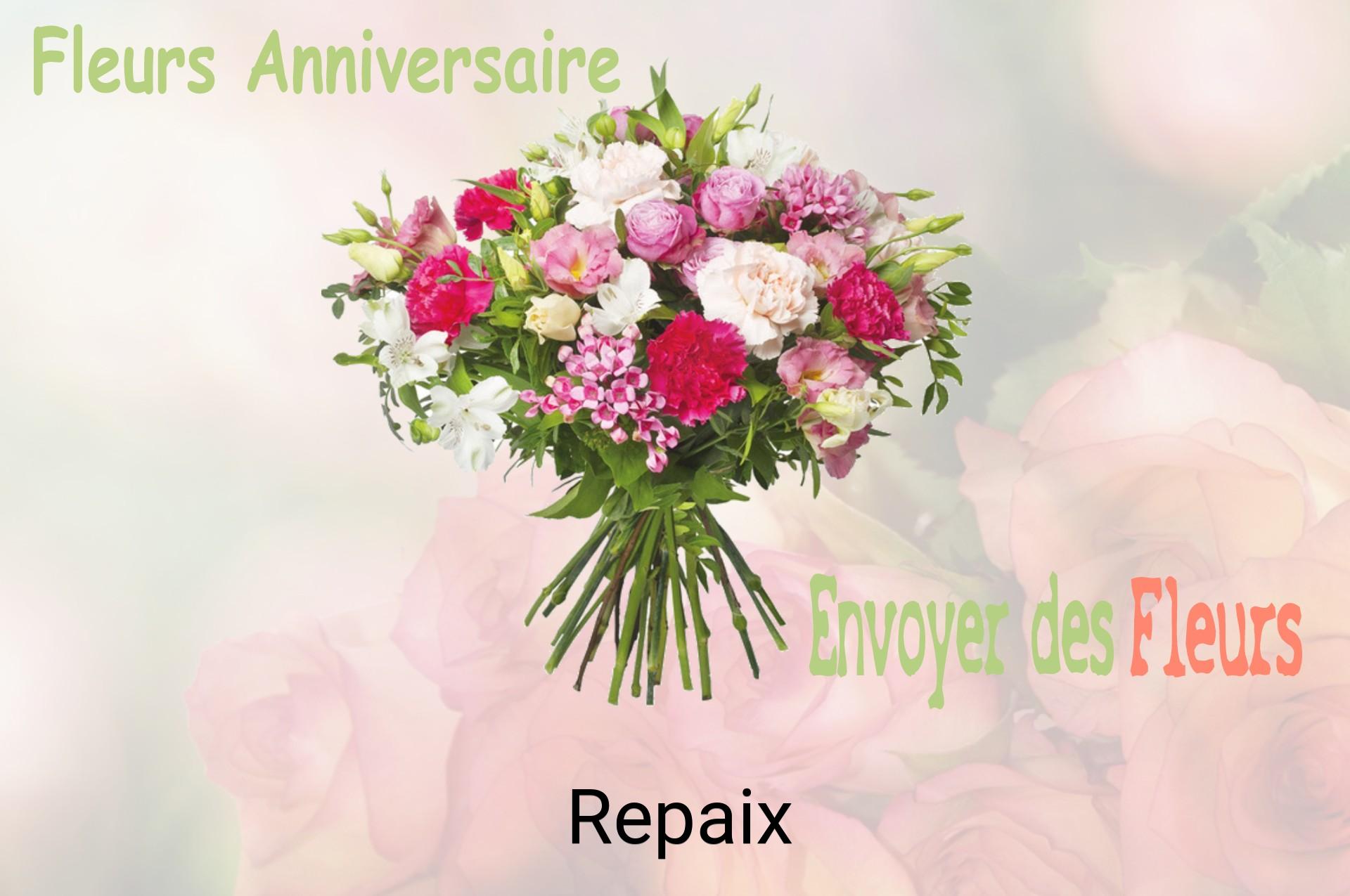 Bouquet de fleurs d’anniversaire livré à Repaix